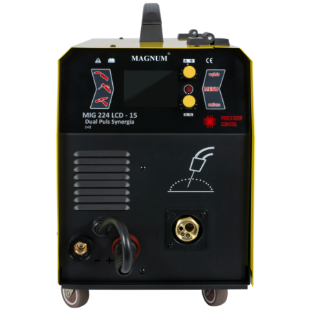 Półautomat spawalniczy MAGNUM MIG 224 LCD - 15 DUAL PULS SYNERGIA V2