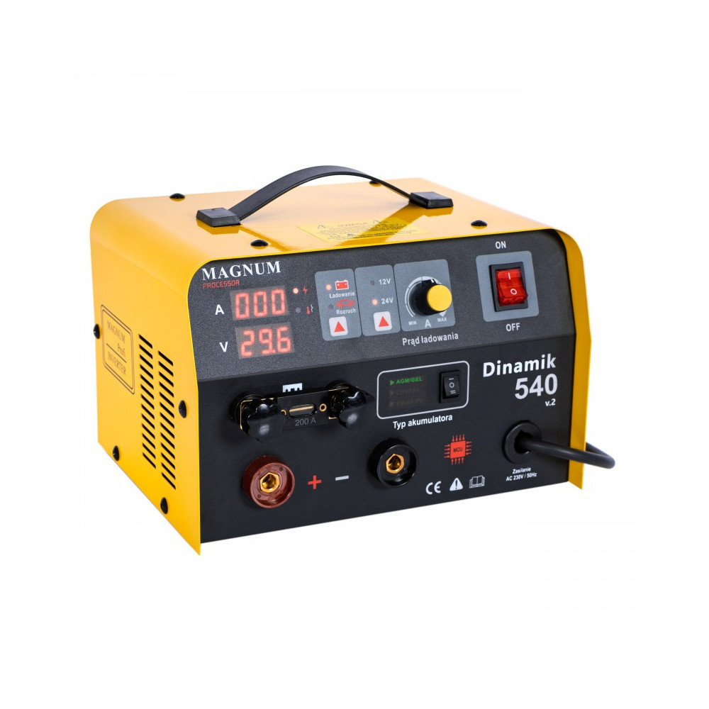 Prostownik inwerterowy z rozruchem