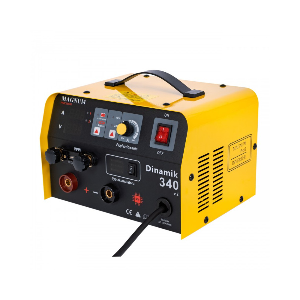 Prostownik inwerterowy z rozruchem