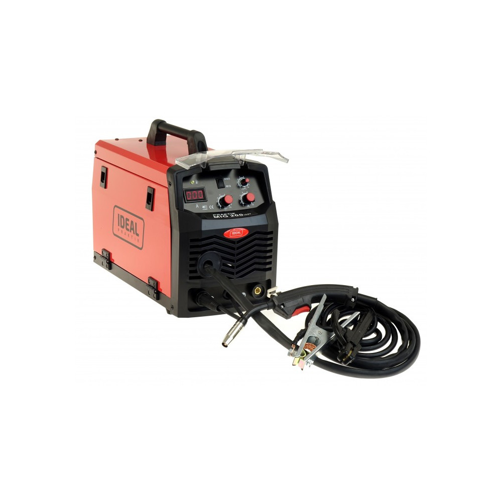 Inwertorowy migomat MIG/MAG 200 A 230 V IDEAL PRAKTIK MIG 200 MMA IGBT