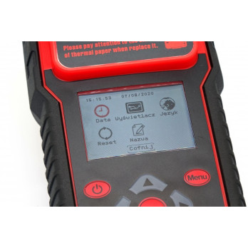 Tester z drukarką BDT7000 WET/EFB/GEL/AGM +walizka