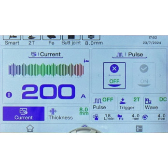 Spawarka inwertorowa EXPERT TIG 202 AC/DC PULSE Pro3.5 LCD Ideal