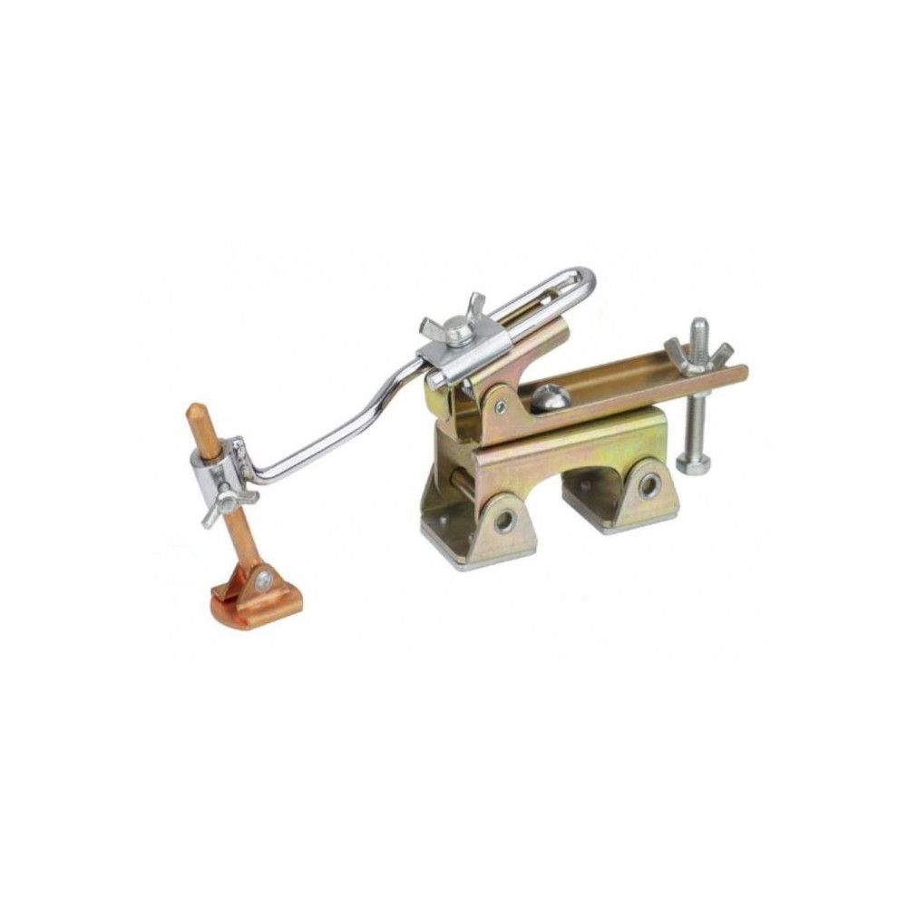 Magnetyczny przyrząd do przytrzymywania el. spawanych delux