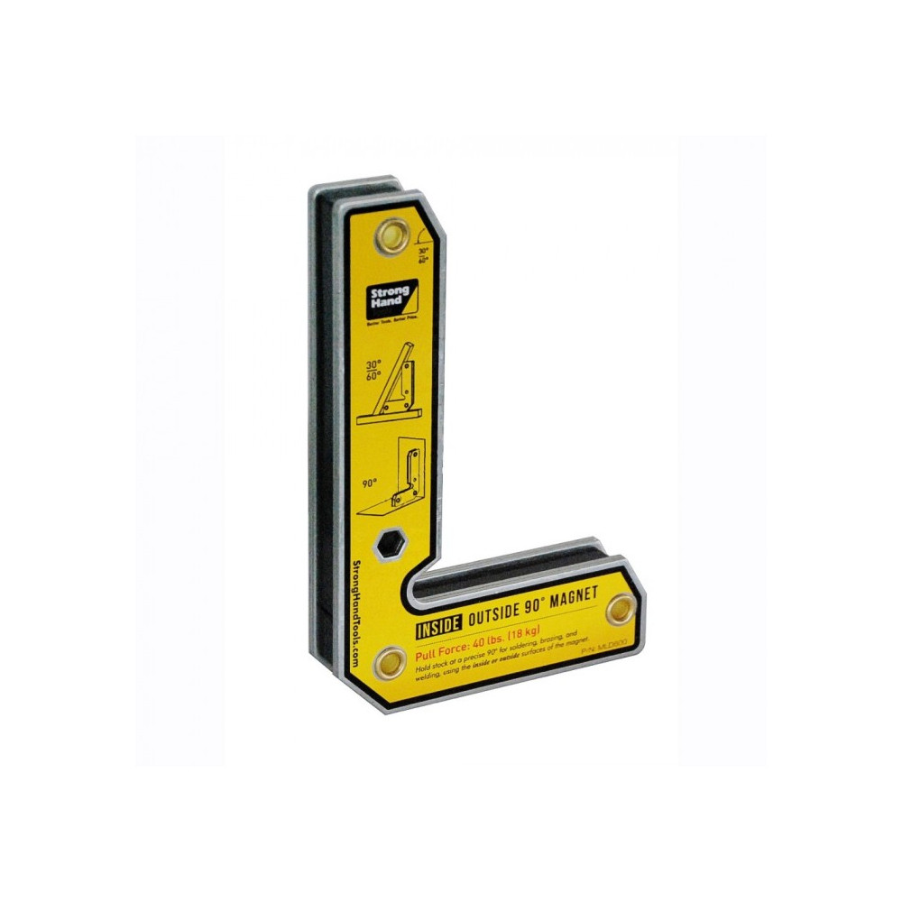Zewnętrzny magnes kątowy 165x110 mm 18kg