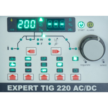 EXPERT TIG 220 AC/DC PULSE W +chłodnica, wózek