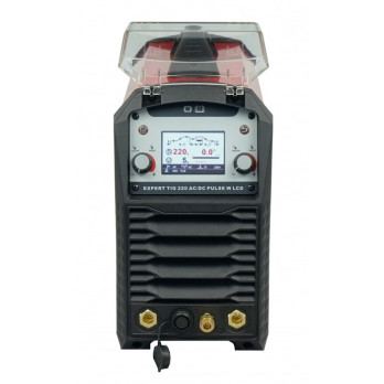 EXPERT TIG 220 AC/DC PULSE W LCD +chłodnica, wózek