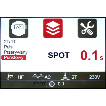 EXPERT TIG 220 AC/DC PULSE W LCD +chłodnica, wózek