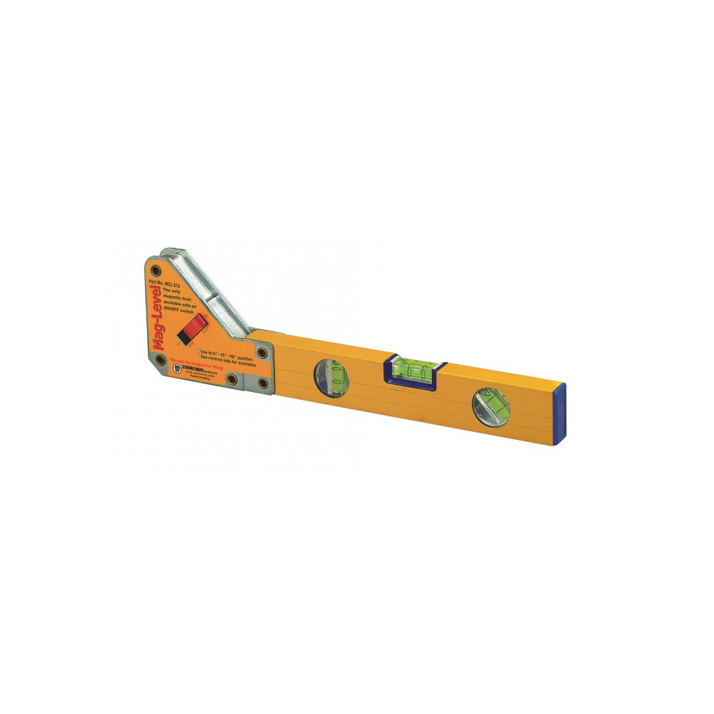 Poziomnica magnetyczna z włącznikiem 100x406x25 mm