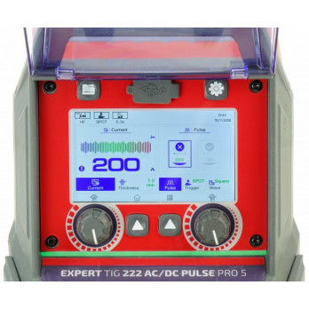 Spawarka inwertorowa EXPERT TIG 222 AC/DC PFC PULSE Pro5 LCD Ideal