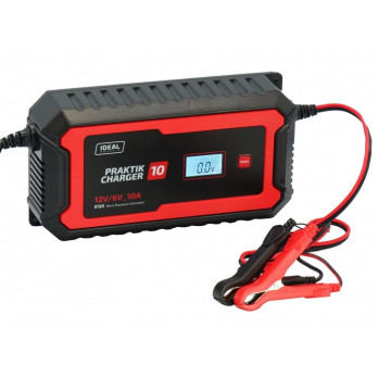 PRAKTIK CHARGER 10 LCD 6/12V