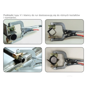 Ścisk klamrowy do rur 216x76x38-64mm M8