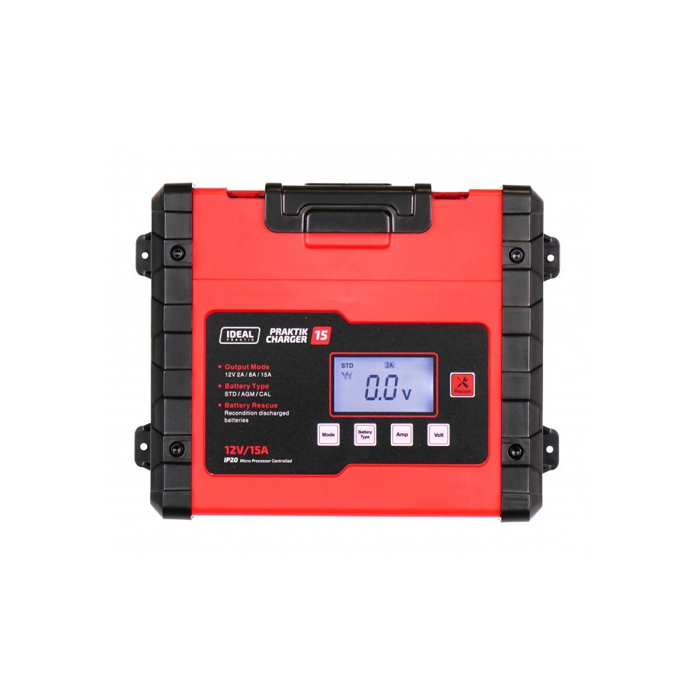 Prostownik PRAKTIK CHARGER 15 LCD 12V