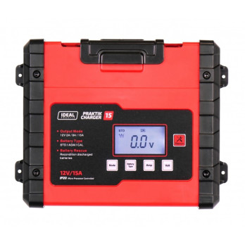 PRAKTIK CHARGER 15 LCD 12V