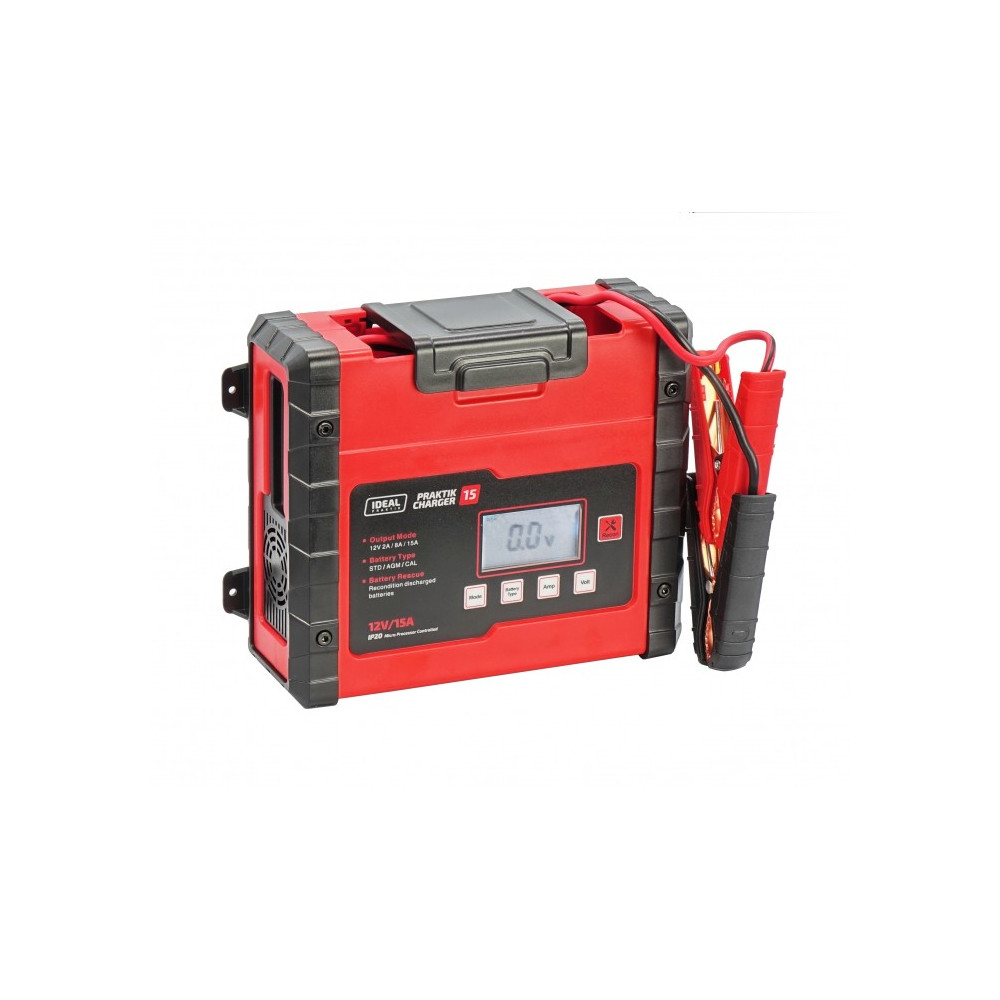 Prostownik PRAKTIK CHARGER 15 LCD 12V