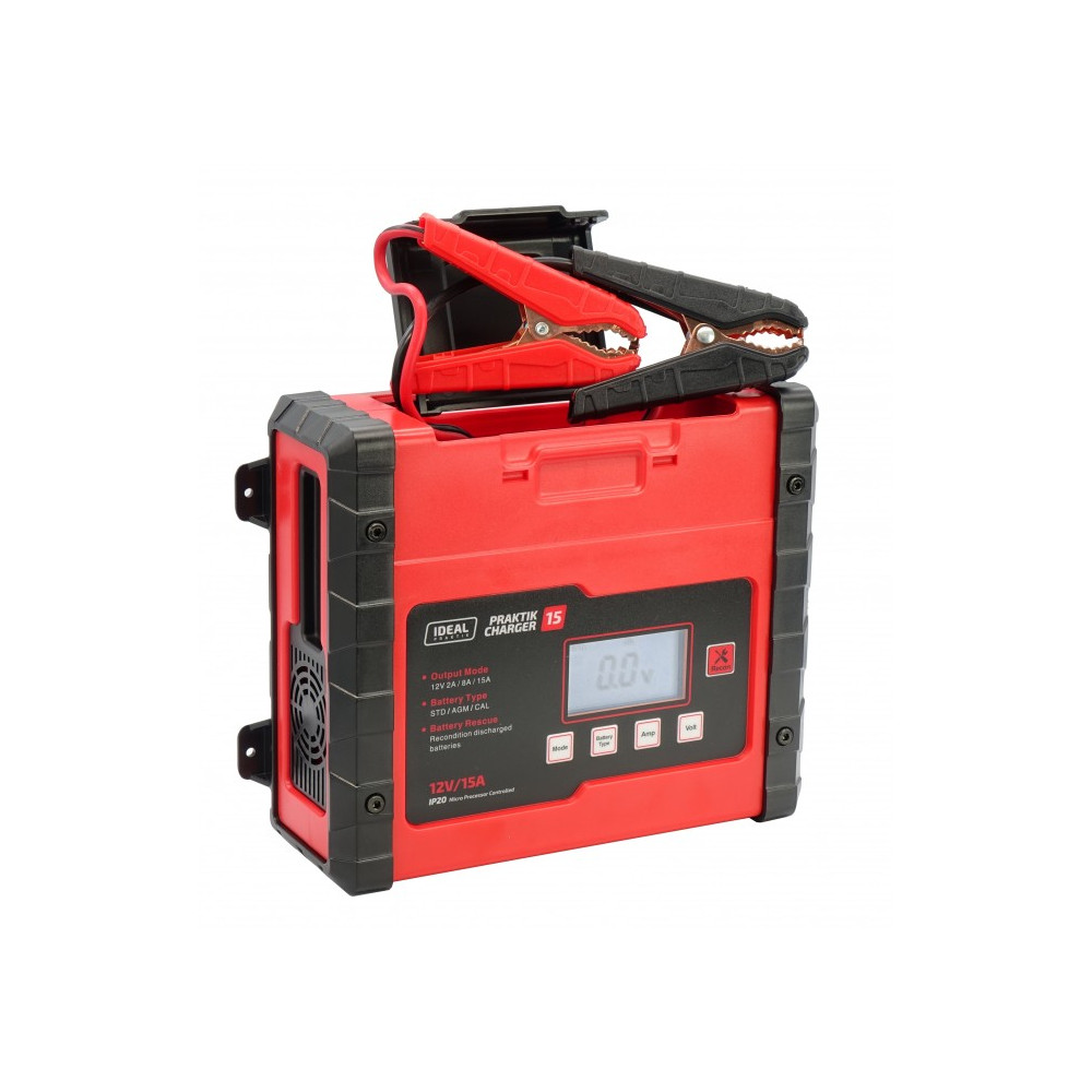 Prostownik PRAKTIK CHARGER 15 LCD 12V