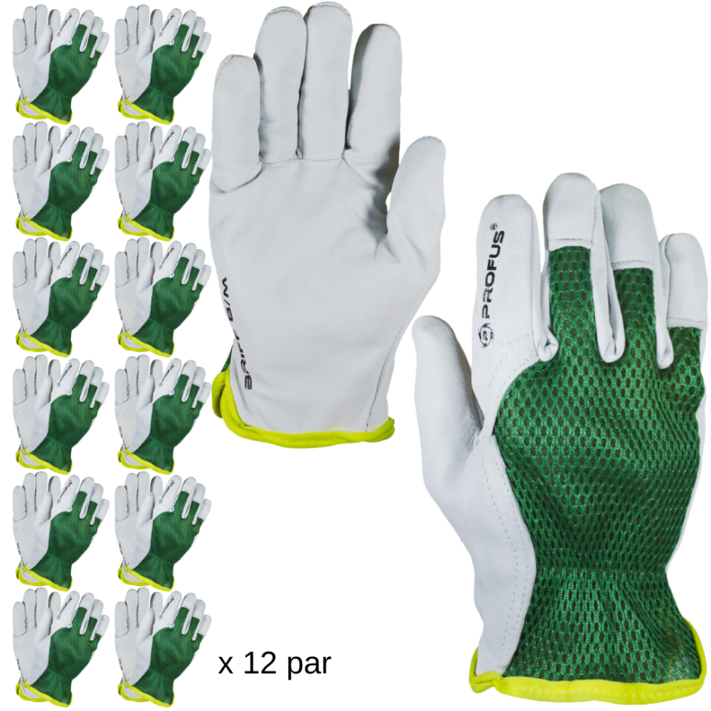 Rękawice skórzane montażowe