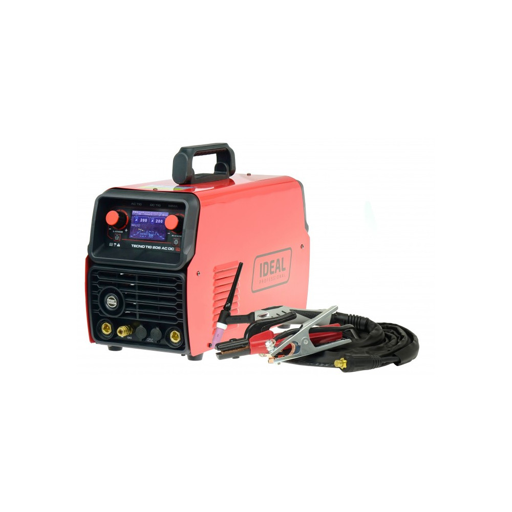 Spawarka inwertorowa TECNO TIG 206 AC/DC LCD