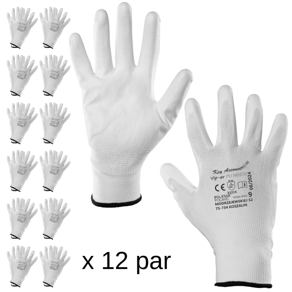 Trwałe rękawice robocze powlekane