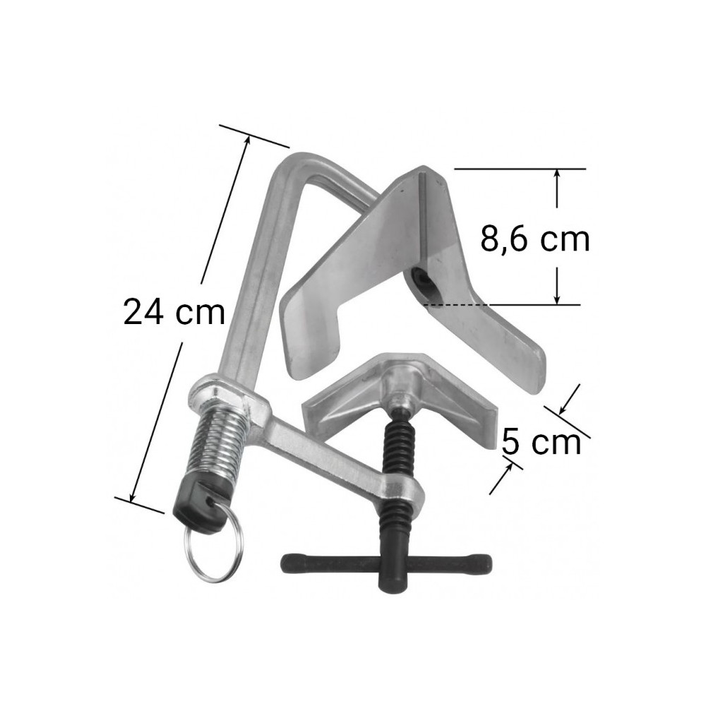 Ścisk sprężynowy 90 stopni