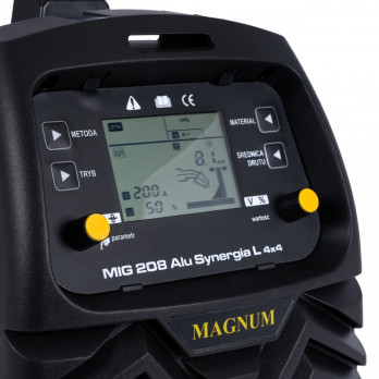 Spawarka MIG 208 ALU SYNERGIA 4x4 230V 200/60% Magnum