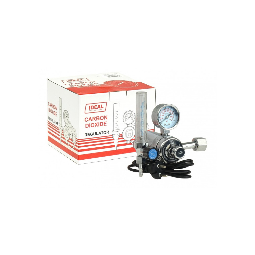 Reduktor CO2/Ar z rotametrem i podgrzewaczem 230V