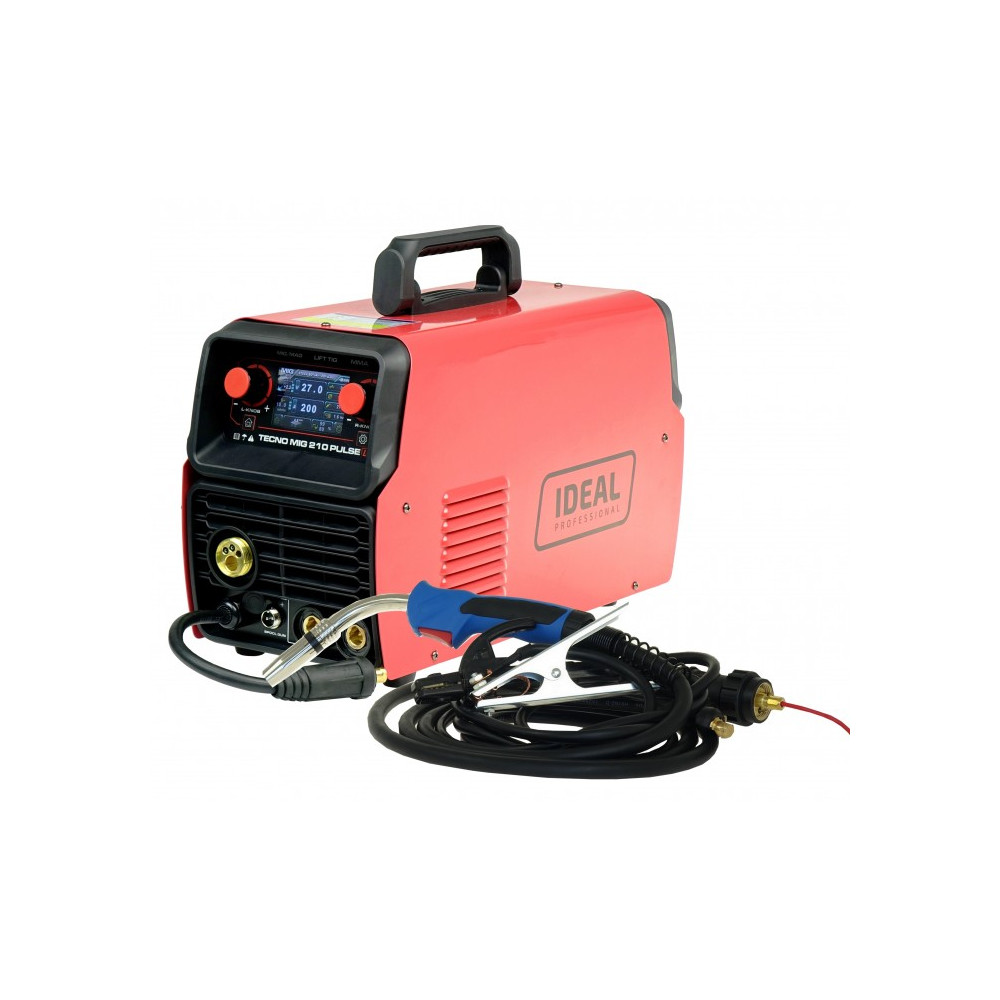TECNO MIG 210 PULSE LCD MIG/TIG/MMA SYNERGIC ALU