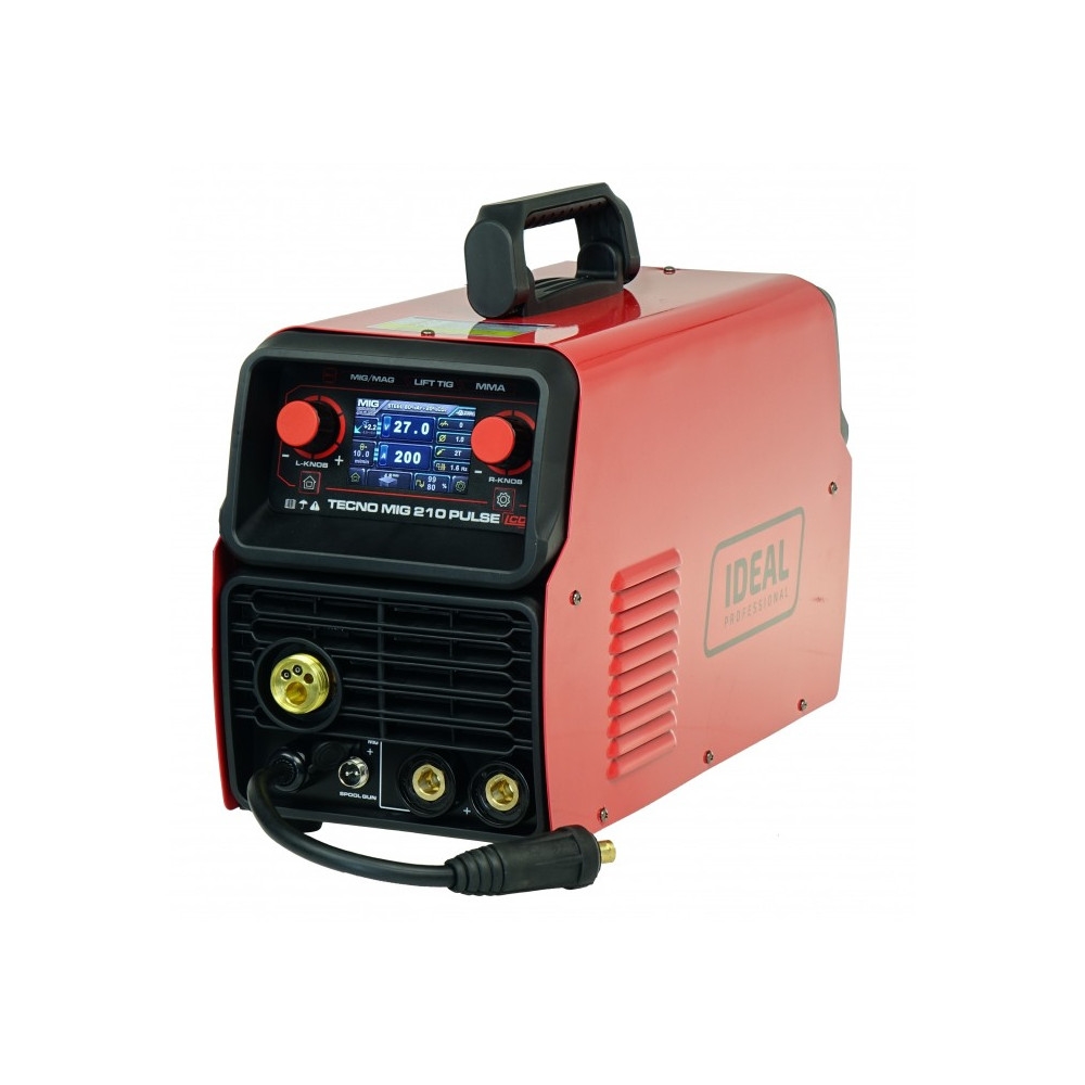 TECNO MIG 210 PULSE LCD MIG/TIG/MMA SYNERGIC ALU
