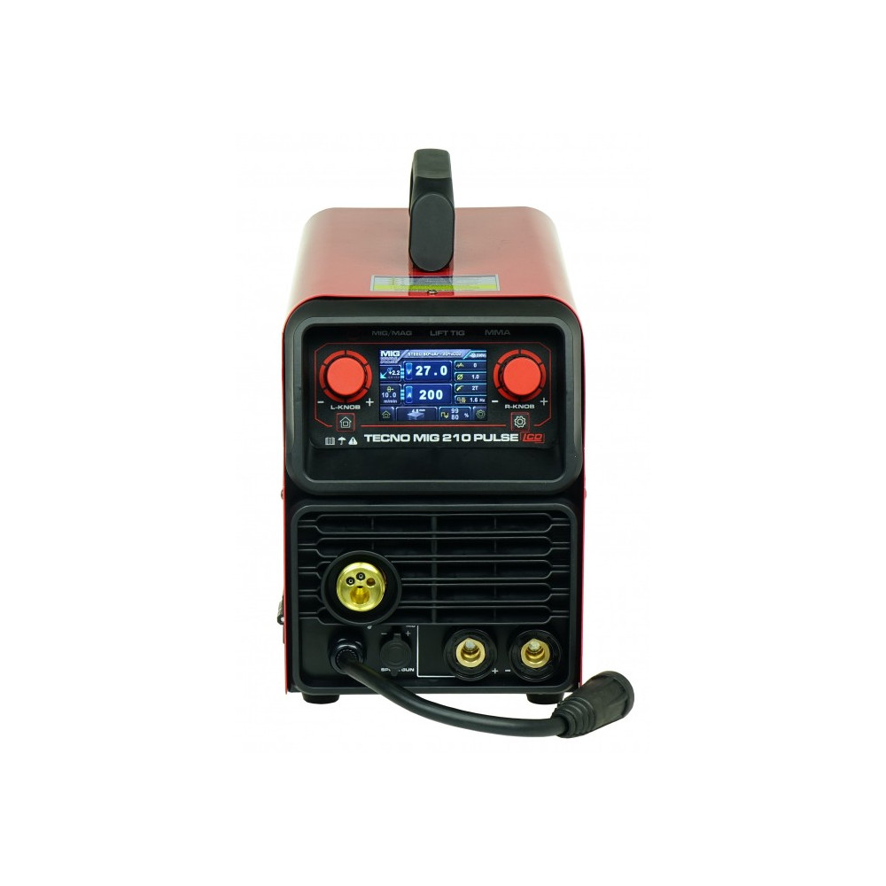TECNO MIG 210 PULSE LCD MIG/TIG/MMA SYNERGIC ALU