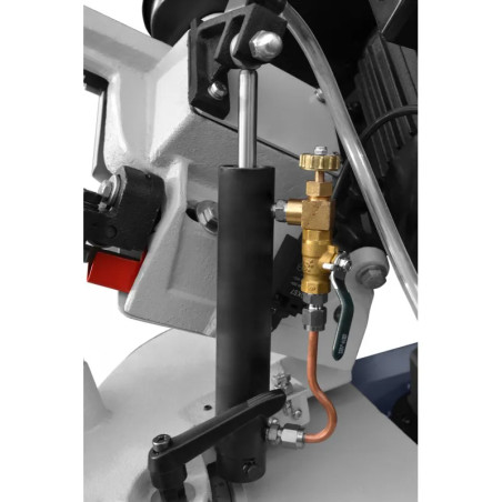 Przecinarka taśmowa METCOR BS128 HDRC 230V + 3 piły + 1L chłodziwa i magnetyczny zbieracz wiórów