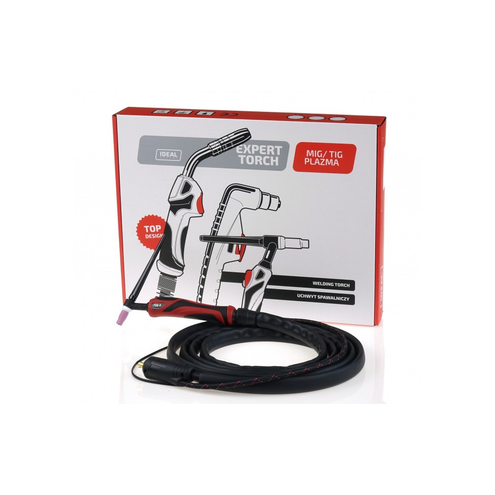 Uchwyt spawalniczy TIG 9 4m DX25 SINGLE EXPERT