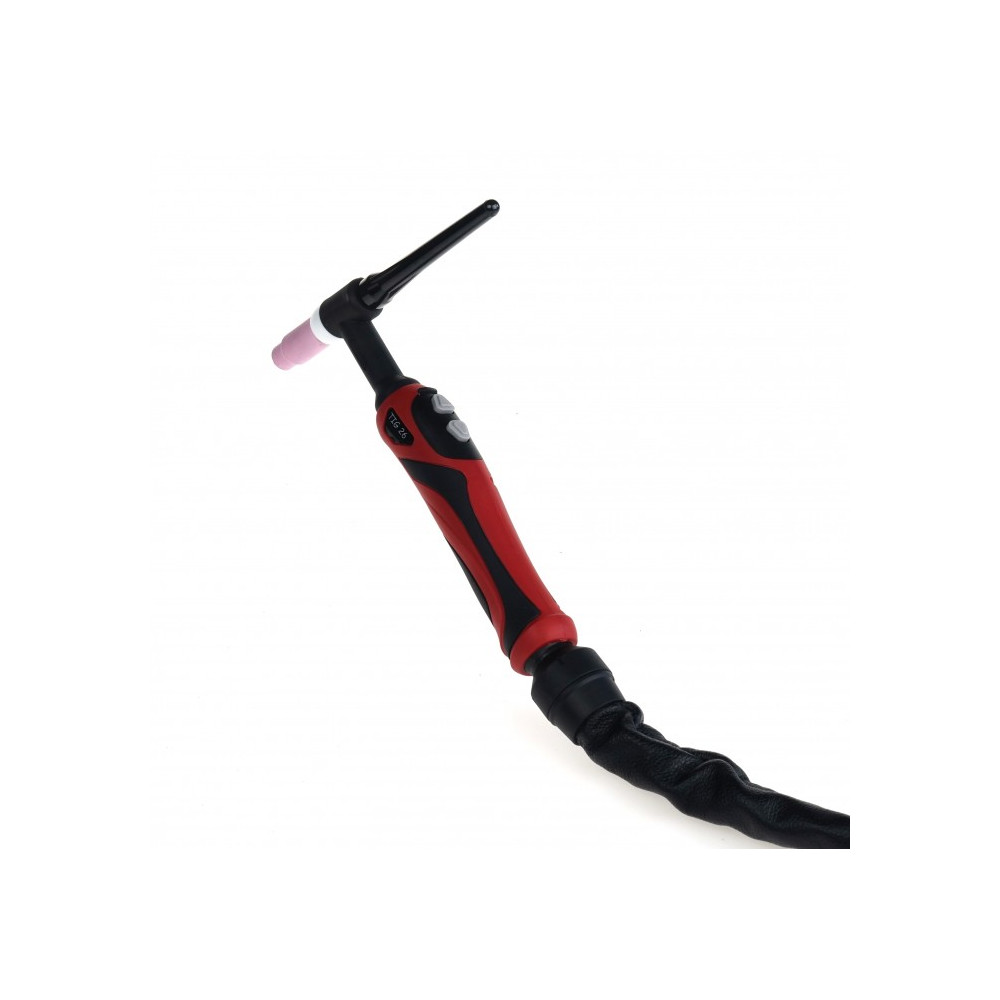 Uchwyt spawalniczy TIG 26FX 4m silikon-skóra DUAL