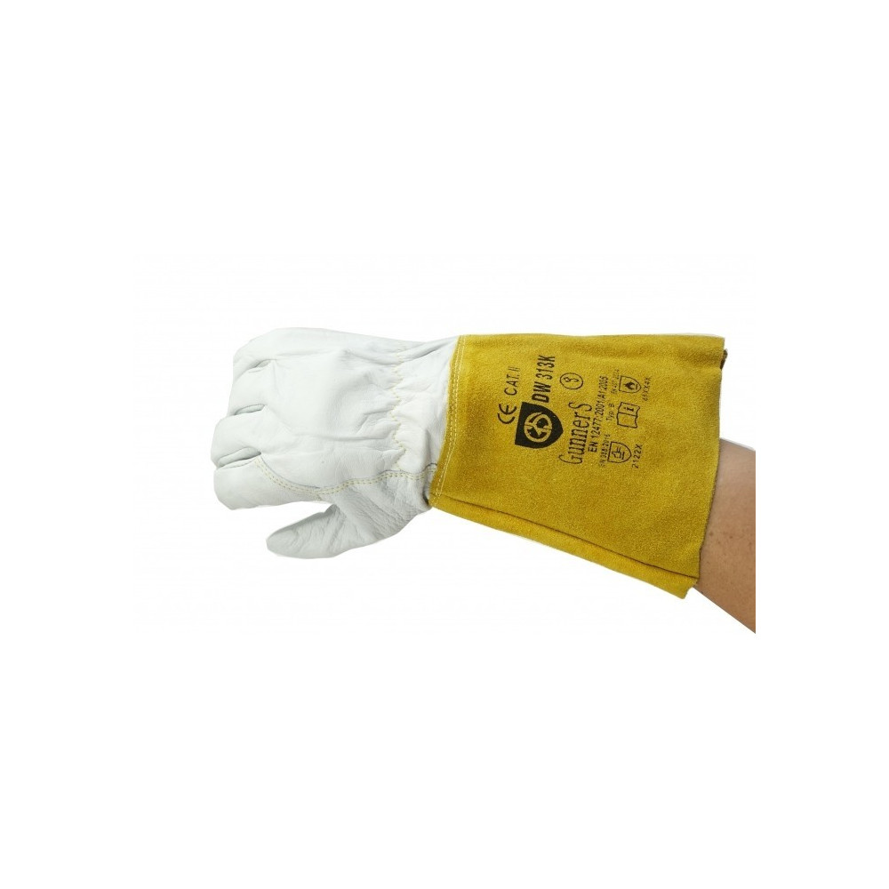Rękawice GUNNERS DW-313K/09 TIG żółte skórzane