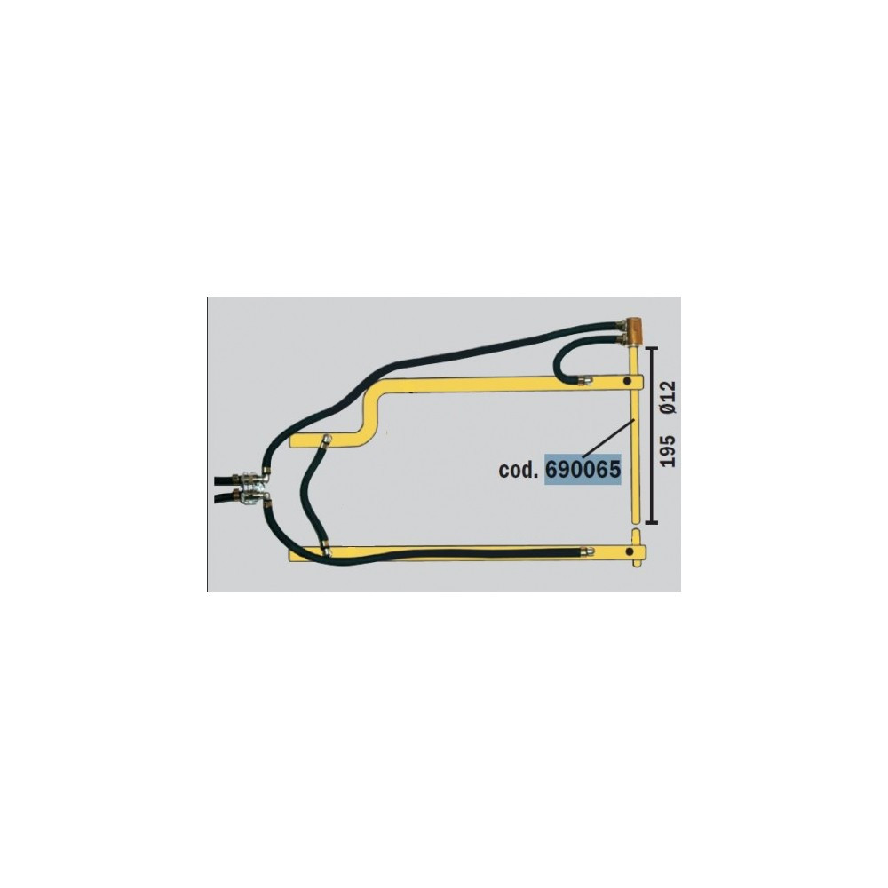 Elektroda prosta L195mm chłodzona