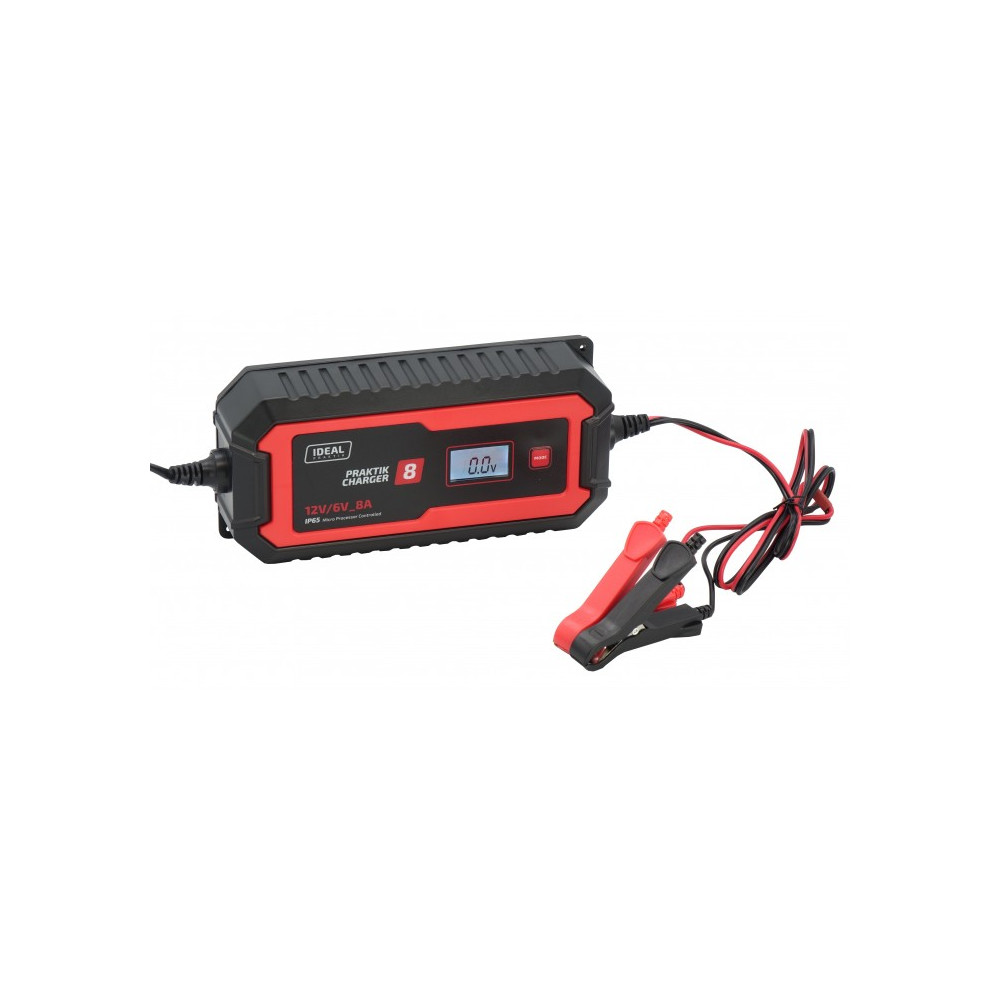PRAKTIK CHARGER 8 LCD 6/12V