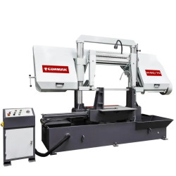 Półautomatyczna przemysłowa dwukolumnowa przecinarka do metalu CORMAK H-50/70