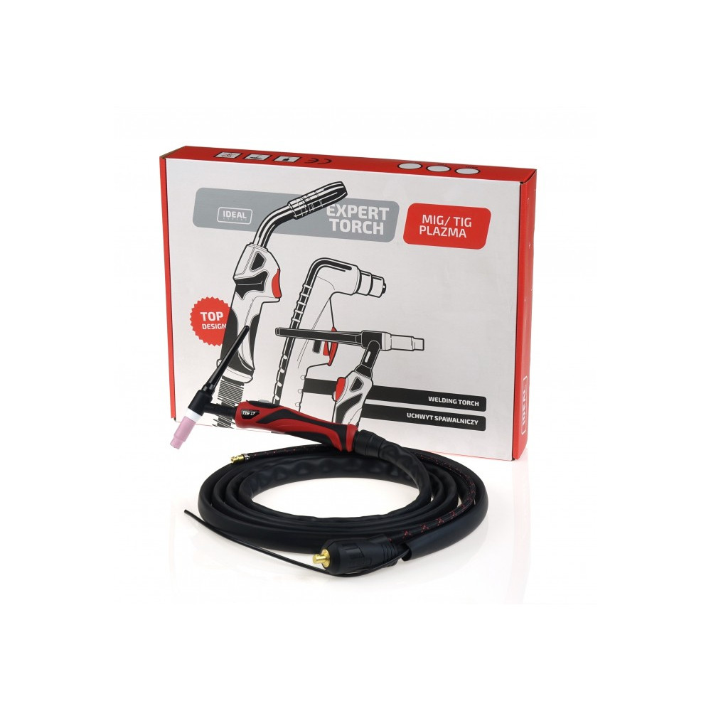 Uchwyt spawalniczy TIG 17 4m DX25 SINGLE EXPERT Ideal