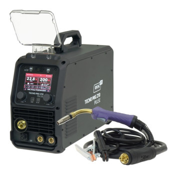 Półautomat spawalniczy TECNO MIG 210 PULSE LCD BLACK Series 4x4 Ideal