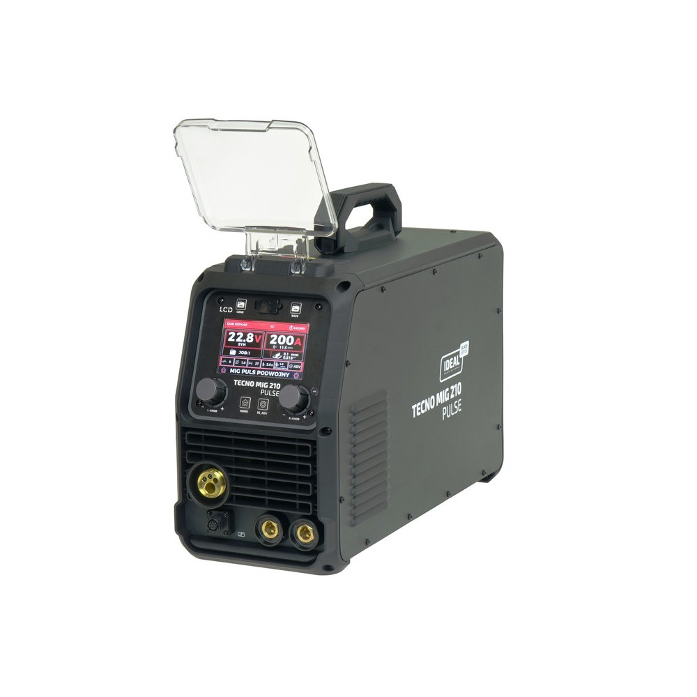 Półautomat spawalniczy TECNO MIG 210 PULSE LCD BLACK Series 4x4 Ideal