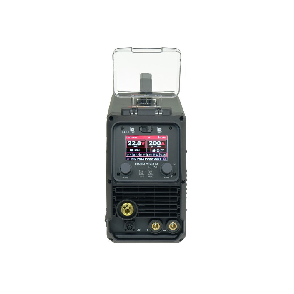Półautomat spawalniczy TECNO MIG 210 PULSE LCD BLACK Series 4x4 Ideal