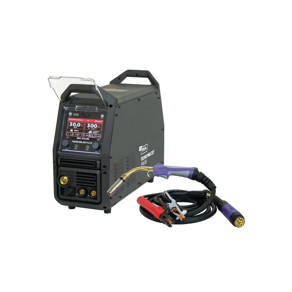 Półautomat spawalniczy TECNO MIG 337P PULSE LCD BLACK Series 4x4 Ideal