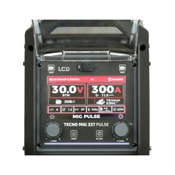 Półautomat spawalniczy TECNO MIG 337P PULSE LCD BLACK Series 4x4 Ideal