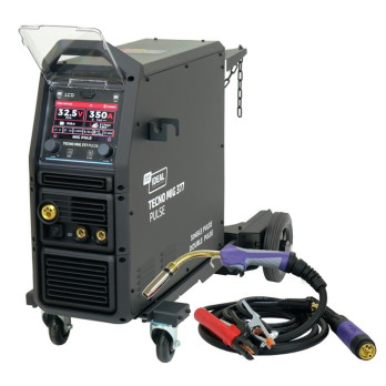 Półautomat spawalniczy TECNO MIG 377PT PULSE LCD BLACK Series 4x4 Ideal