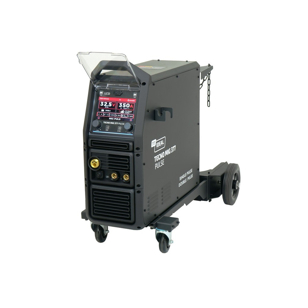 Półautomat spawalniczy TECNO MIG 377PT PULSE LCD BLACK Series 4x4 Ideal