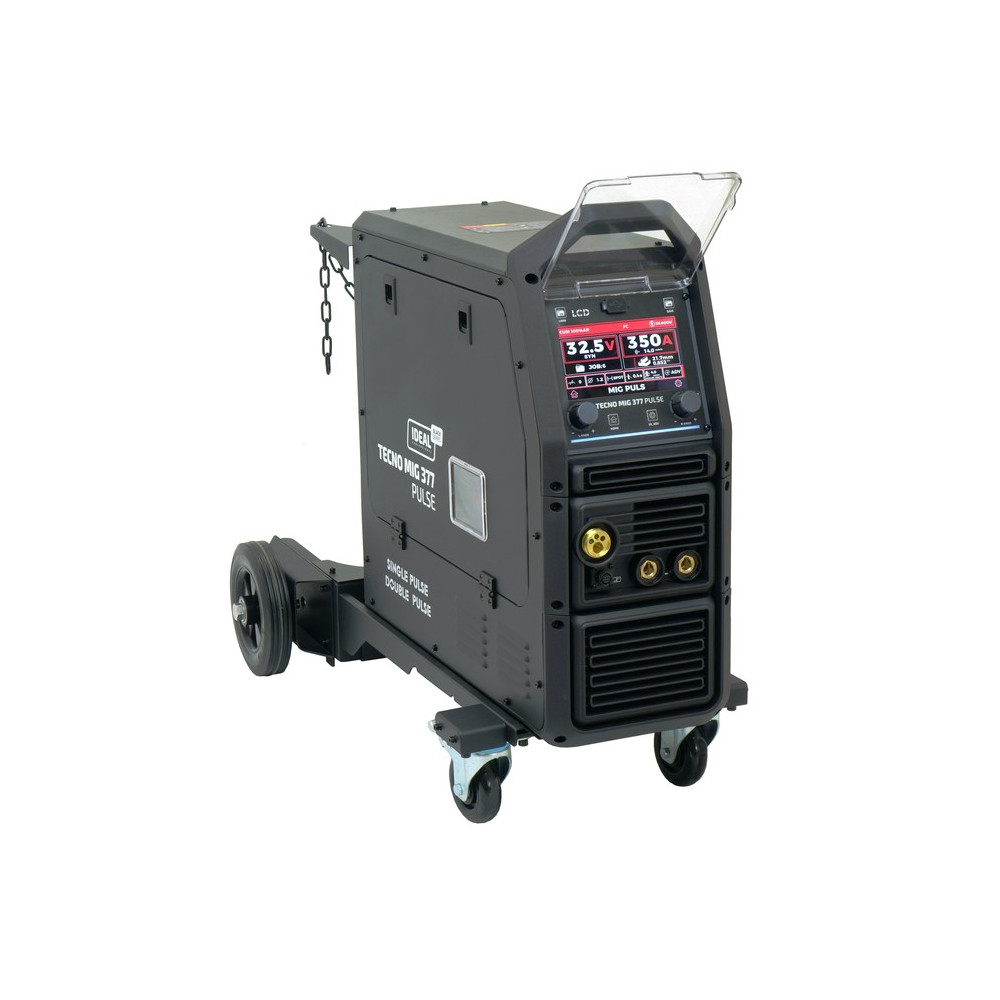 Półautomat spawalniczy TECNO MIG 377PT PULSE LCD BLACK Series 4x4 Ideal