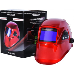 Przyłbica automatyczna czerwona Przyłbica automatyczna czerwona