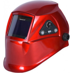 Przyłbica automatyczna czerwona
