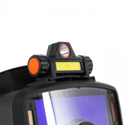 Automatyczne gogle spawalnicze z osłoną twarzy i lampką Automatyczne gogle spawalnicze z osłoną twarzy i lampką