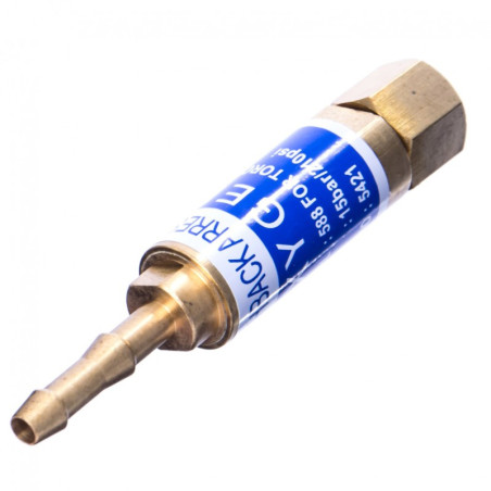 Przypalnikowy bezpiecznik suchy tlen