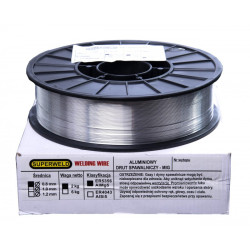 Drut spawalniczy MIG do aluminium SUPERWELD AlMg5 0,8mm 2kg