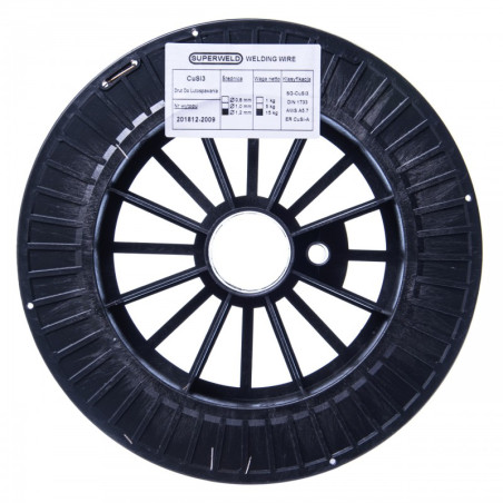 Drut MIG do brązów (lutospawania) CuSi3 Ø 1,2 15kg